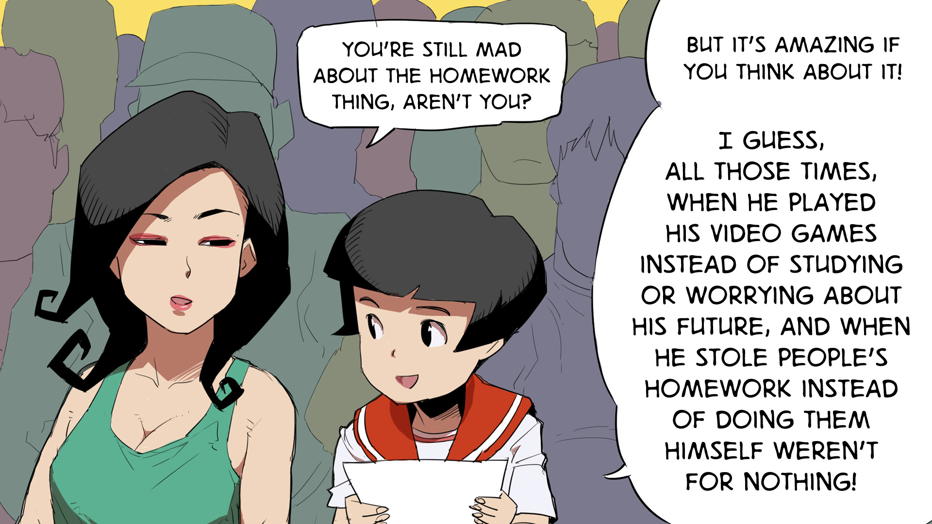 Ketchup Ninja Chapter 15 page 5 - Chapter 15 v2 : The Scarlet Letter
