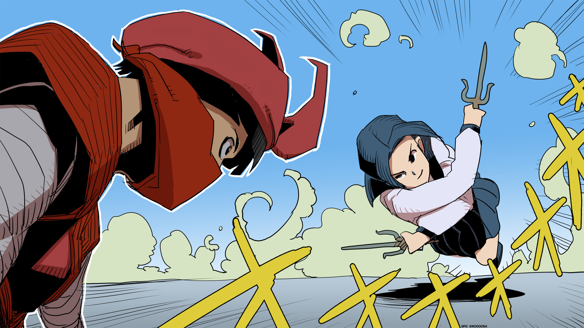 Ketchup Ninja Chapter 15 page 55 - Chapter 15 v2 : The Scarlet Letter