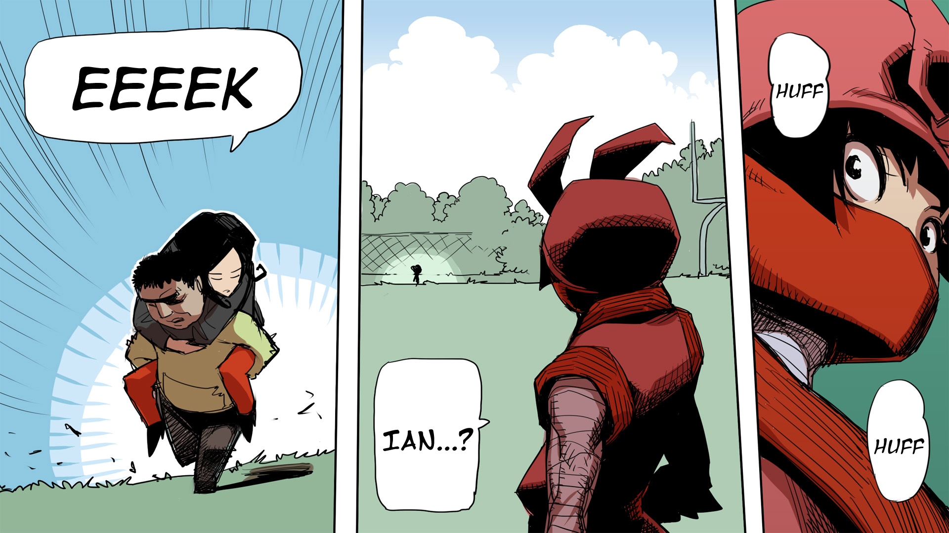Ketchup Ninja Chapter 19.2 page 74 - Chapter 19 v2 : Niqab Controversy