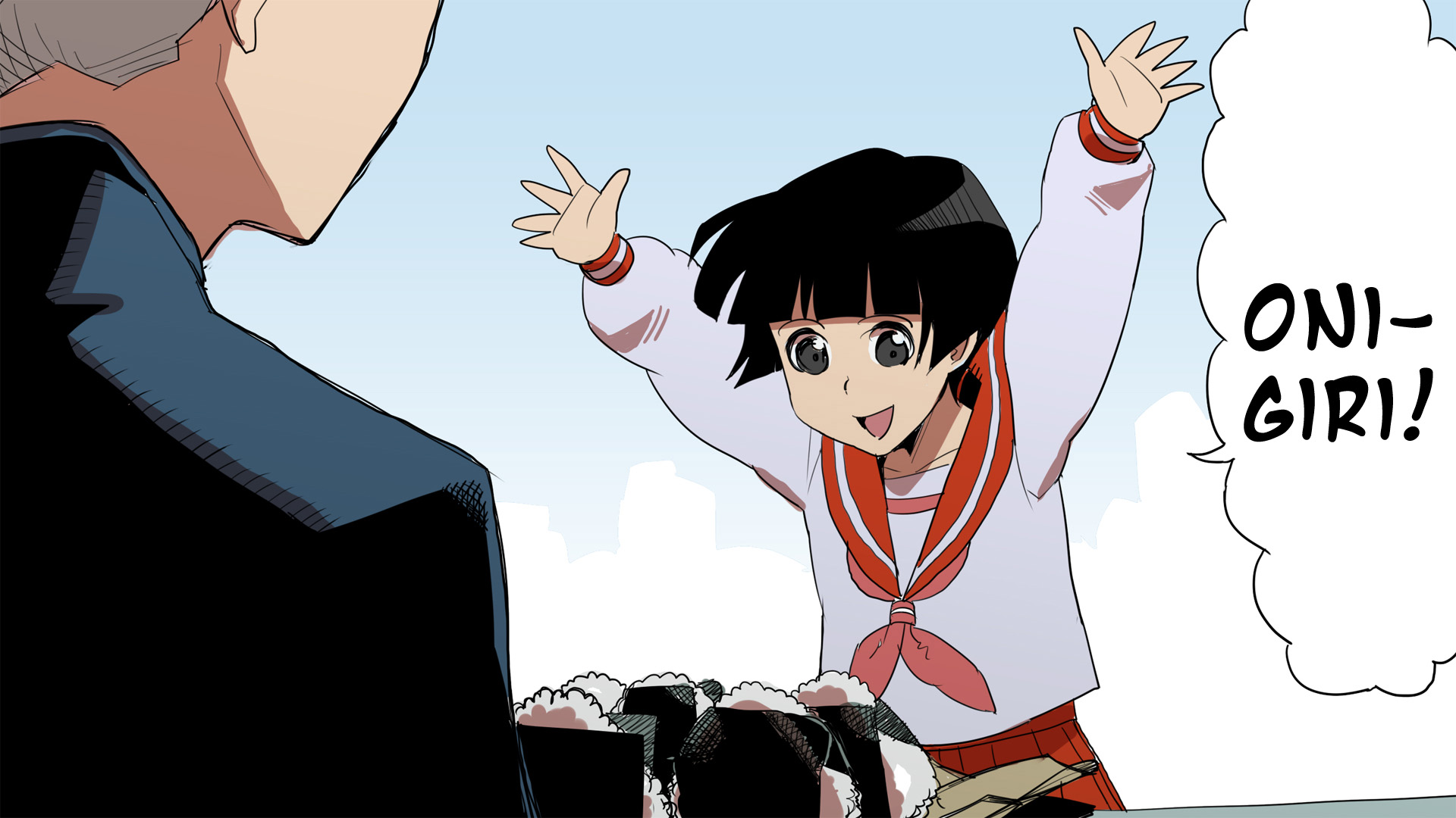 Ketchup Ninja Chapter 20.2 page 17 - Chapter 20 v2 : A I U E Onigiri