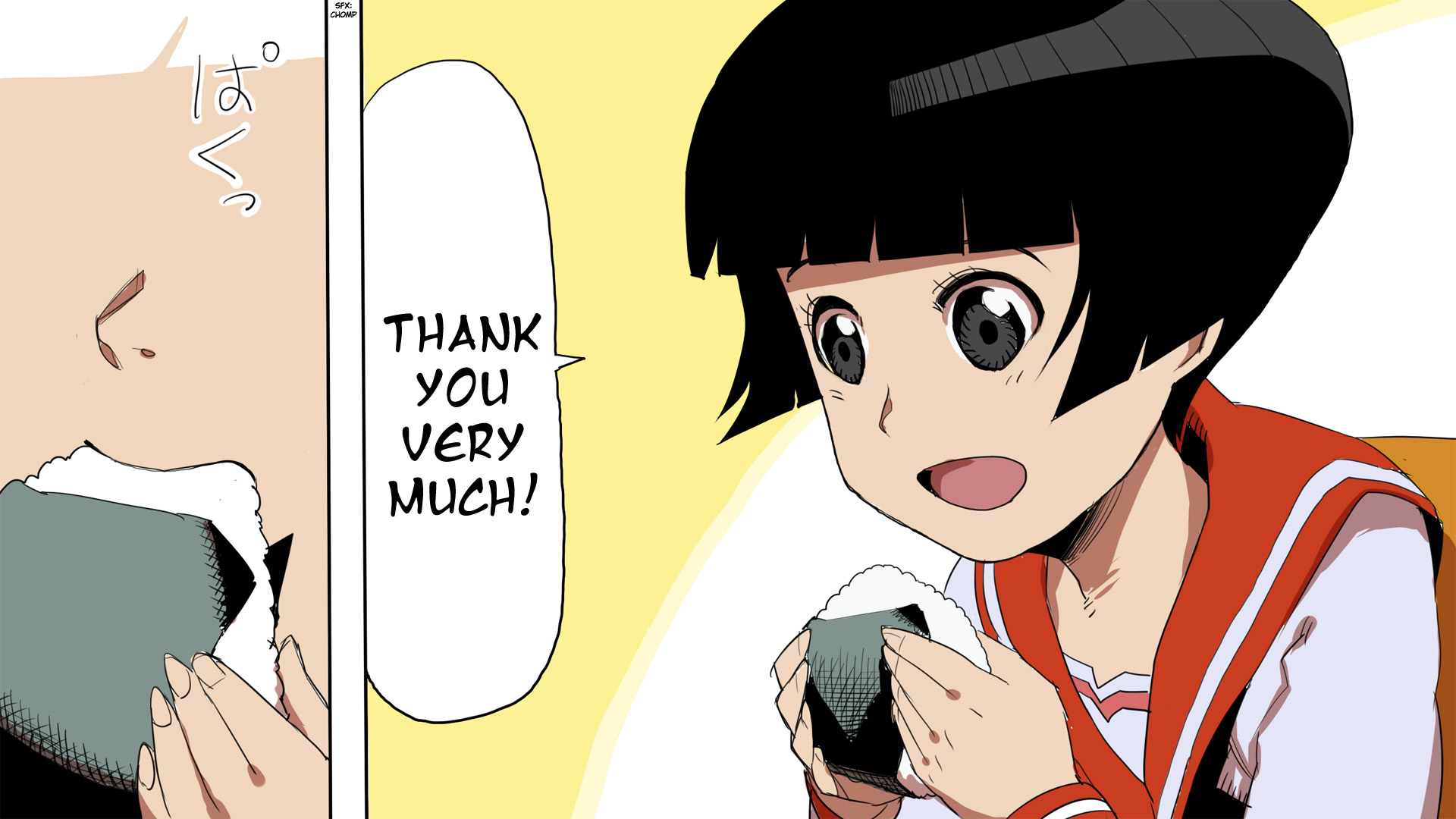 Ketchup Ninja Chapter 20.2 page 21 - Chapter 20 v2 : A I U E Onigiri