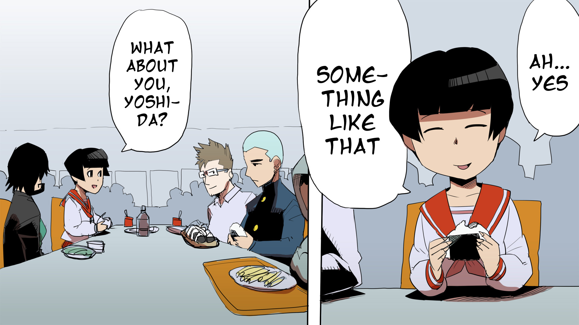 Ketchup Ninja Chapter 20.2 page 27 - Chapter 20 v2 : A I U E Onigiri