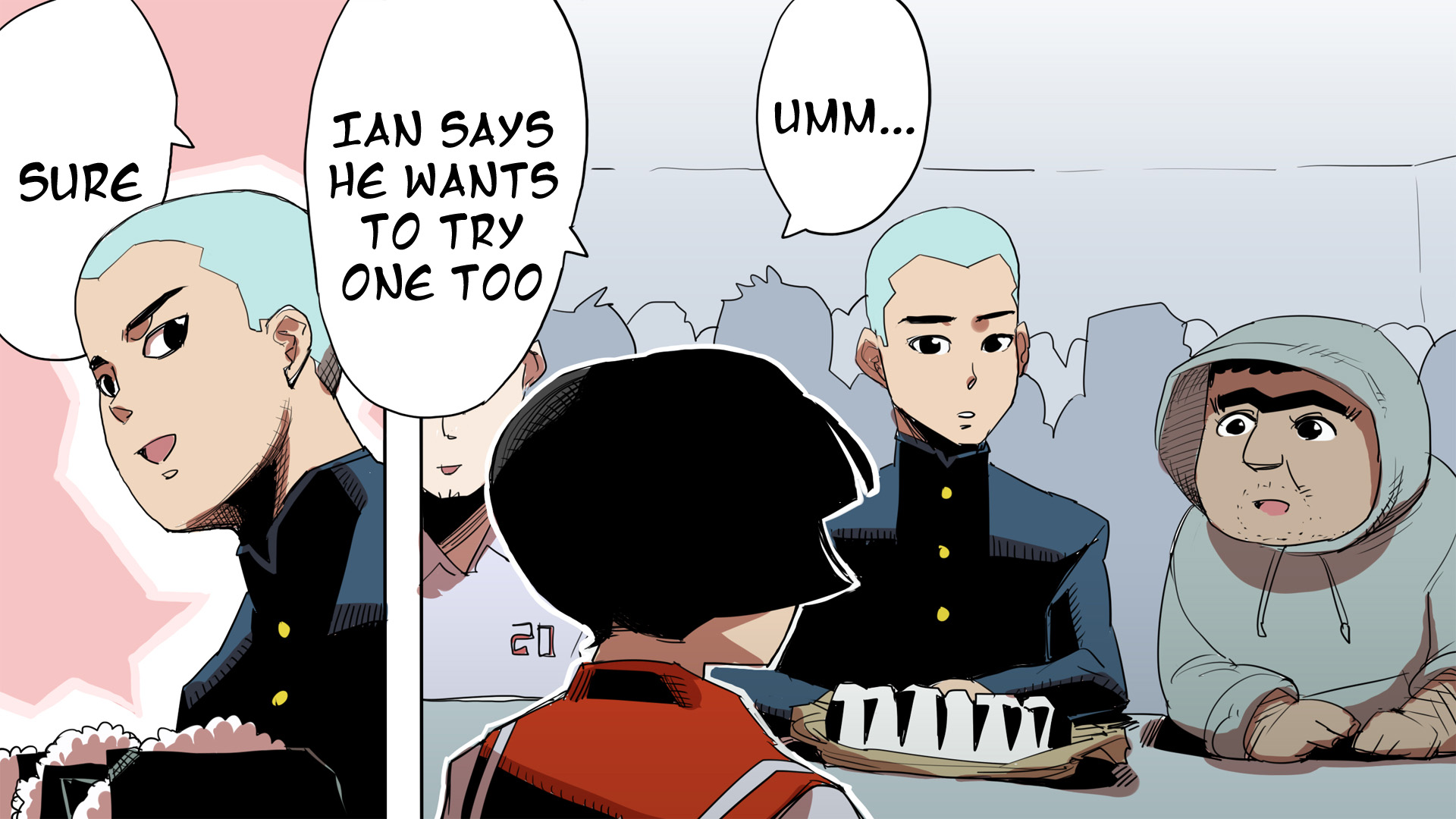Ketchup Ninja Chapter 20.2 page 33 - Chapter 20 v2 : A I U E Onigiri