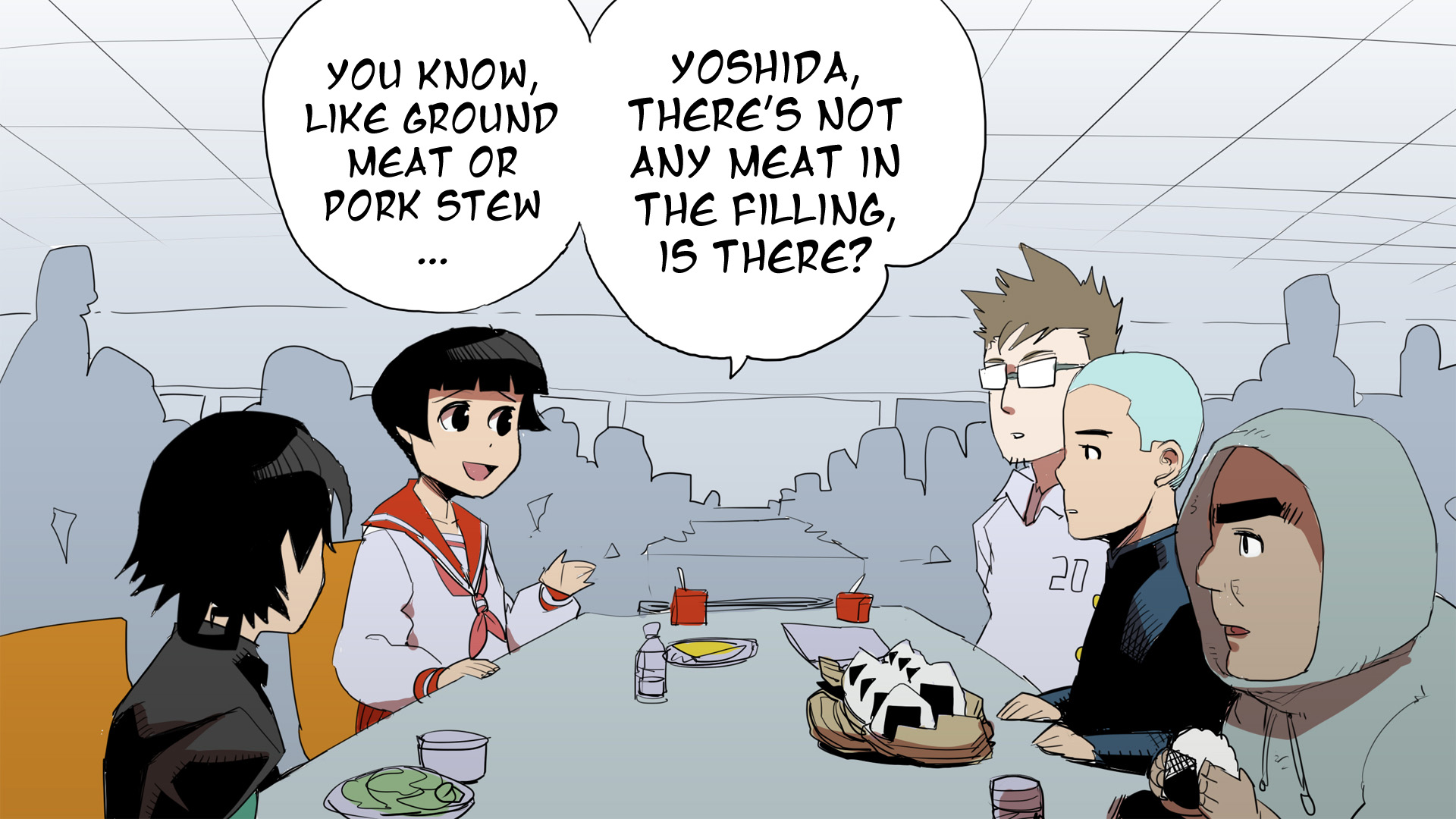 Ketchup Ninja Chapter 20.2 page 36 - Chapter 20 v2 : A I U E Onigiri
