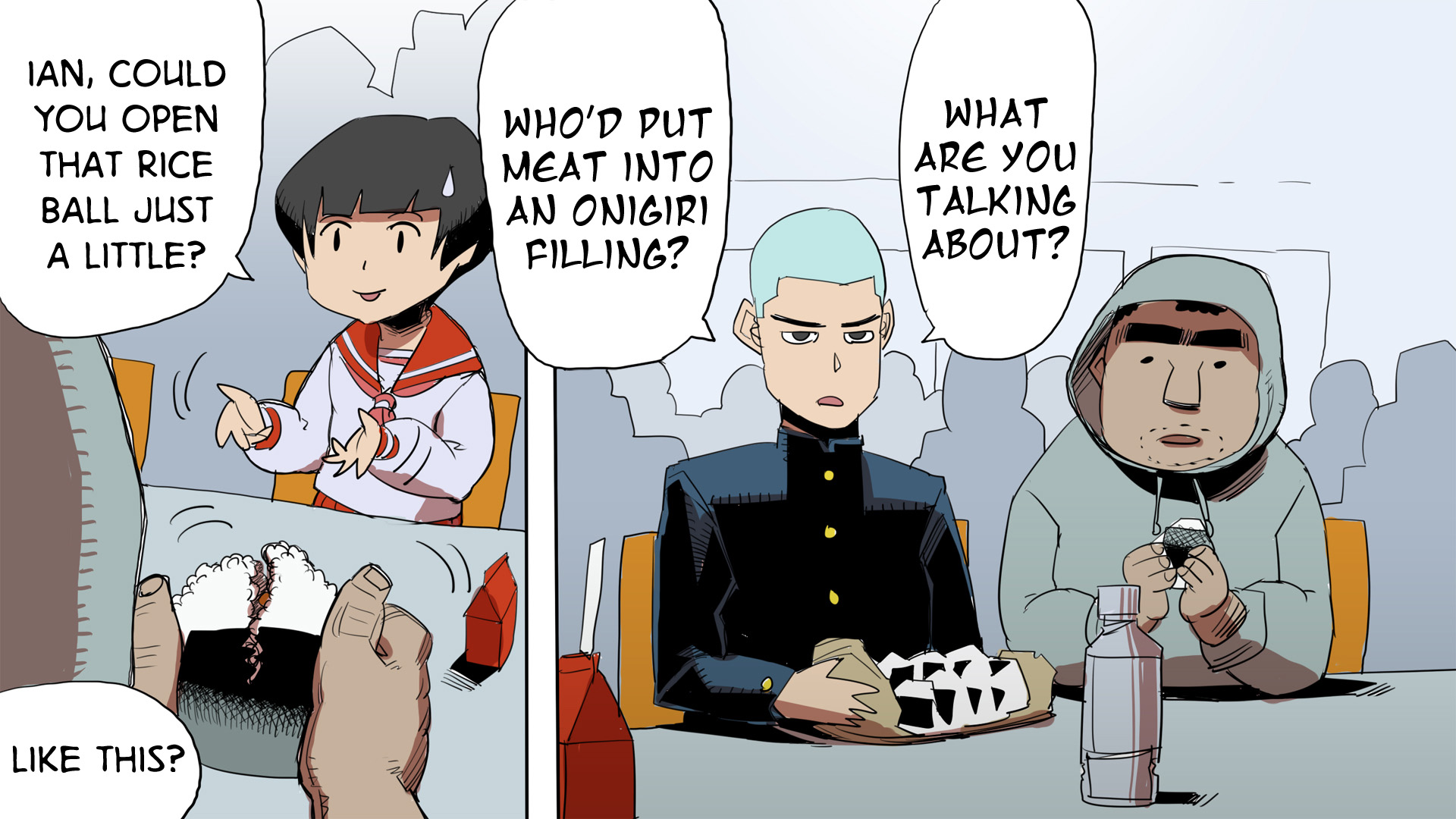 Ketchup Ninja Chapter 20.2 page 38 - Chapter 20 v2 : A I U E Onigiri