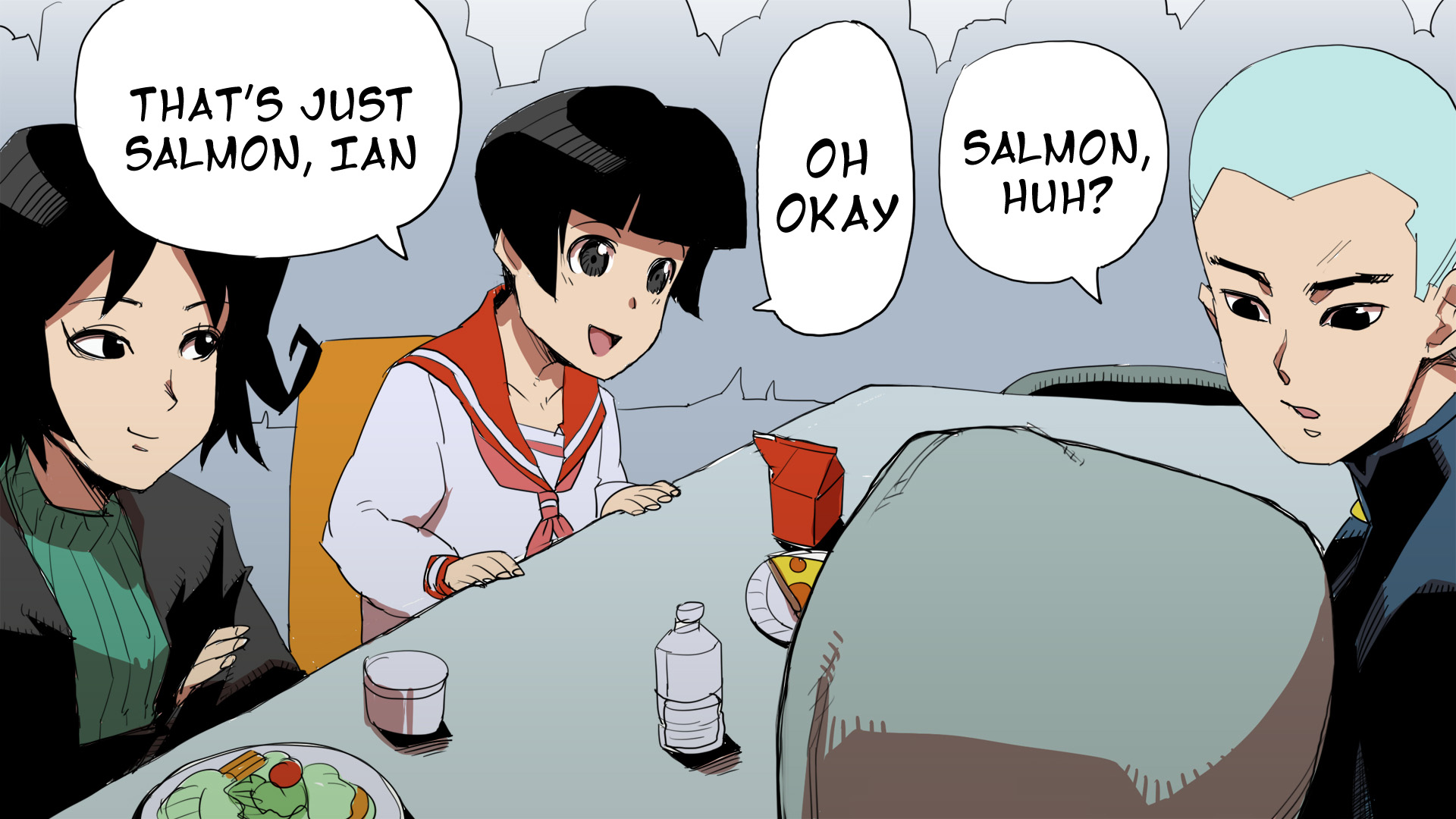 Ketchup Ninja Chapter 20.2 page 40 - Chapter 20 v2 : A I U E Onigiri