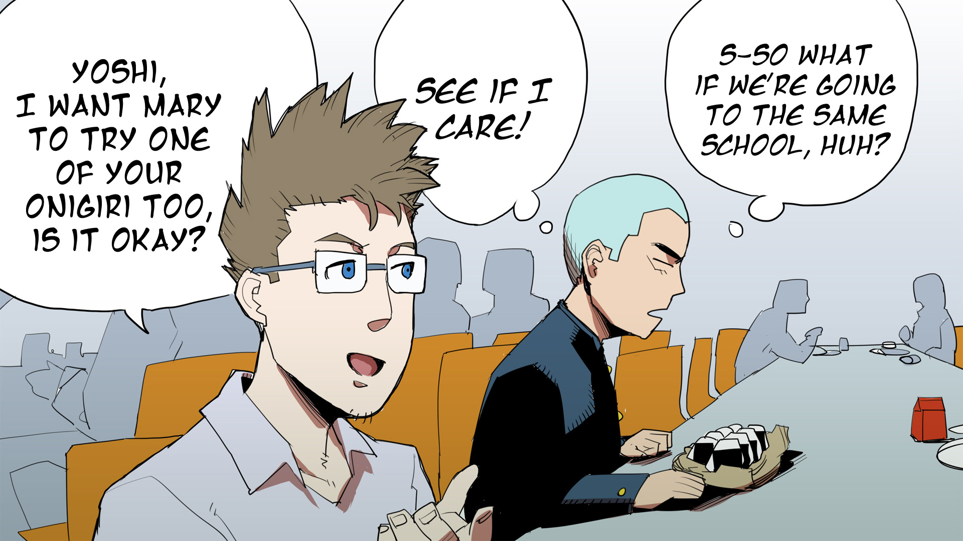 Ketchup Ninja Chapter 20.2 page 53 - Chapter 20 v2 : A I U E Onigiri