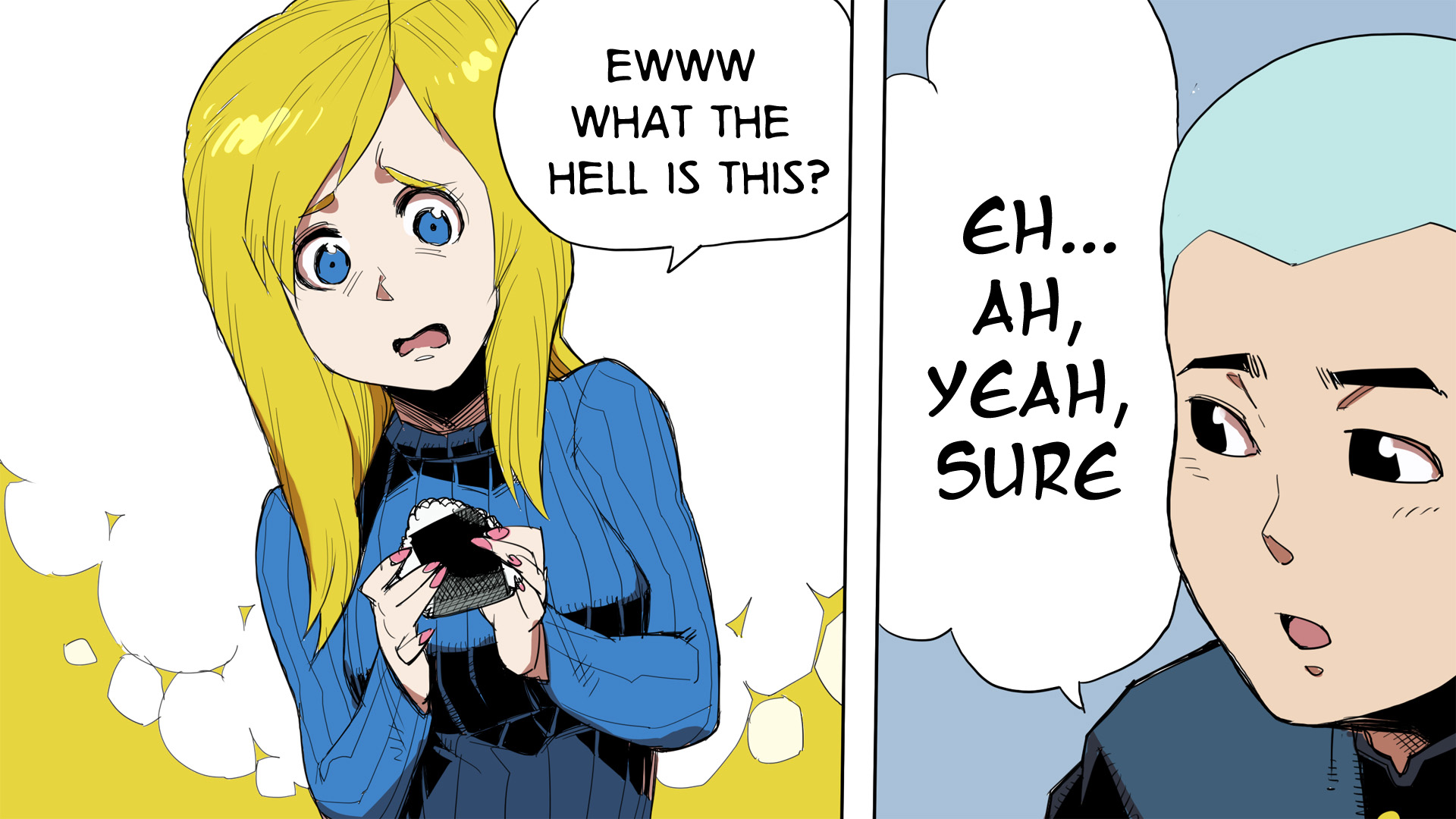 Ketchup Ninja Chapter 20.2 page 55 - Chapter 20 v2 : A I U E Onigiri
