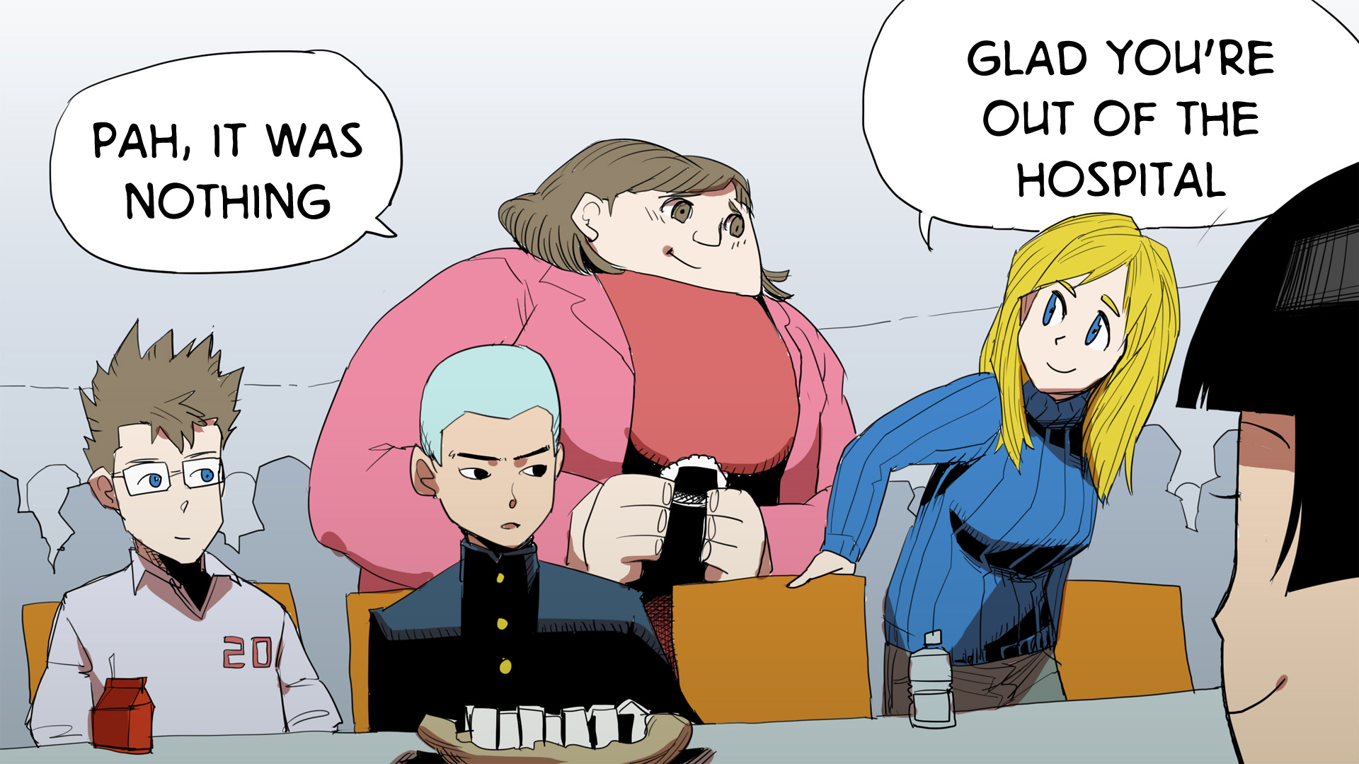 Ketchup Ninja Chapter 20.2 page 68 - Chapter 20 v2 : A I U E Onigiri
