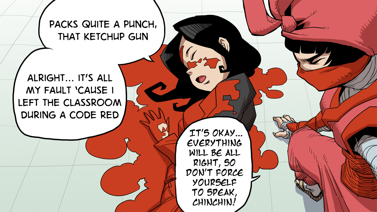 Ketchup Ninja Chapter 3.2 page 43 - Chapter 3 v2 : Bowling for Practice