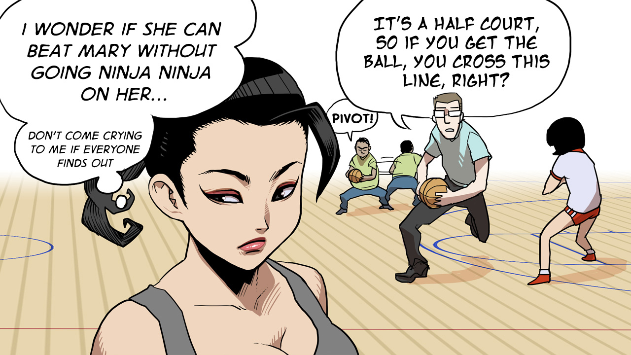 Ketchup Ninja Chapter 4.2 page 40 - Chapter 4 v2 : Basketball Supremacy