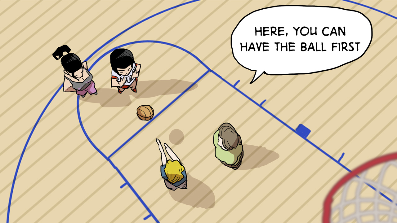 Ketchup Ninja Chapter 4.2 page 45 - Chapter 4 v2 : Basketball Supremacy