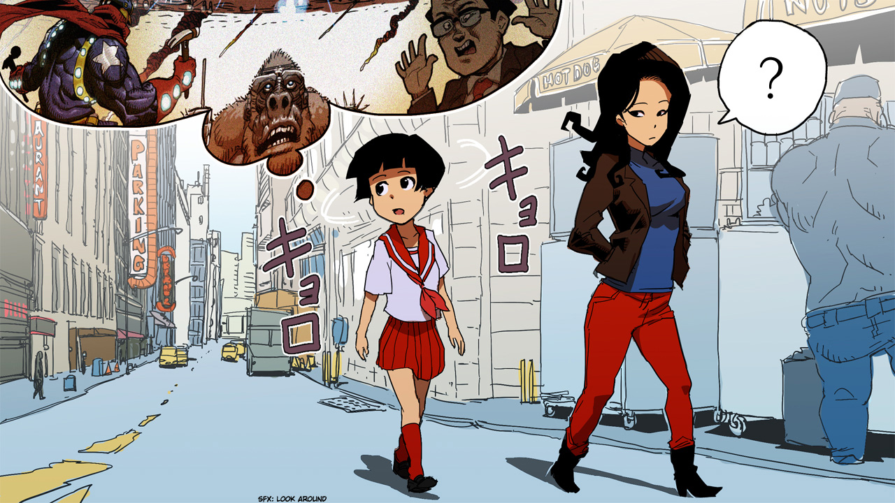 Ketchup Ninja Chapter 7.2 page 5 - Chapter 7 v2 : The Big Apple