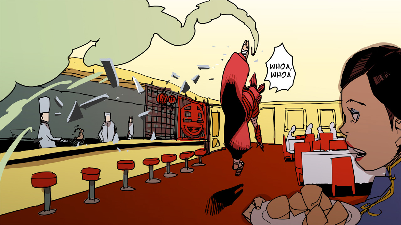 Ketchup Ninja Chapter 8.2 page 14 - Chapter 8 v2 : Shinoko and the City