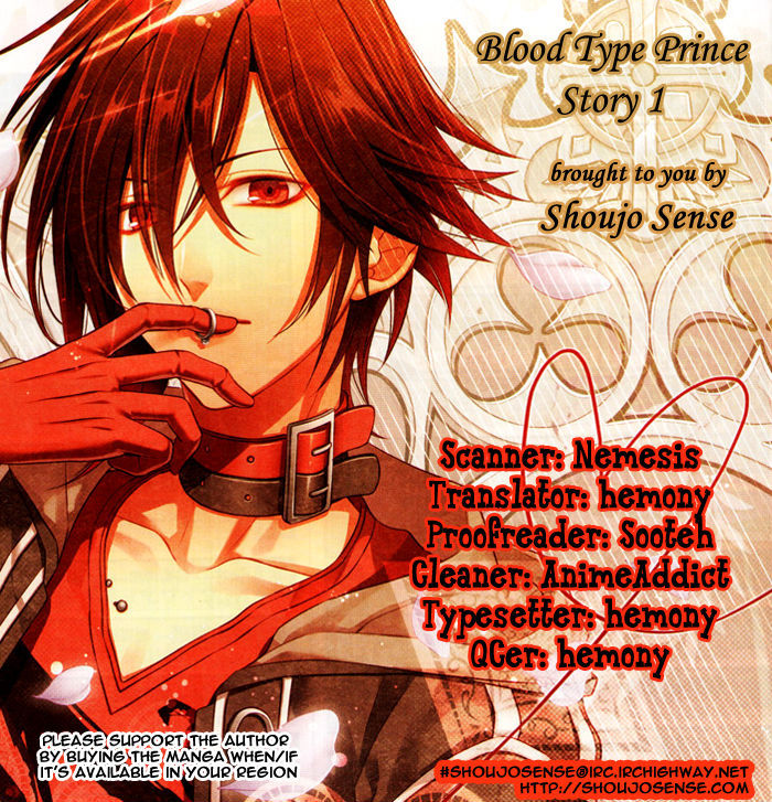 Ketsuekigata Ouji Chapter 1 page 2 - Chapter 1