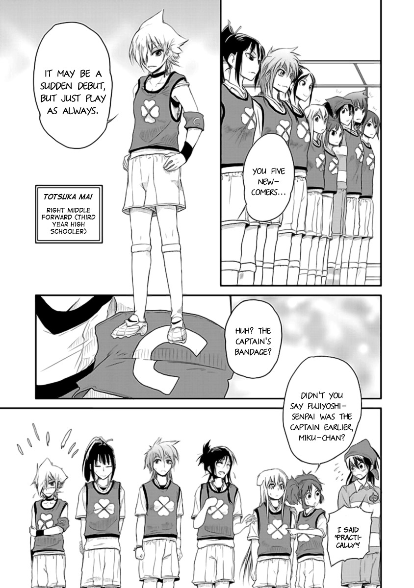 Kettama! - Shuukyuu Raiotto Girls Chapter 4 page 12 - Chapter 4: Kick Off