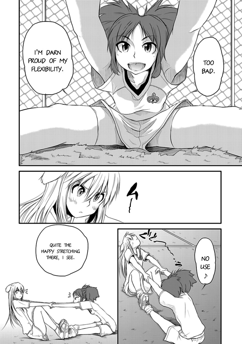 Kettama! - Shuukyuu Raiotto Girls Chapter 4 page 5 - Chapter 4: Kick Off