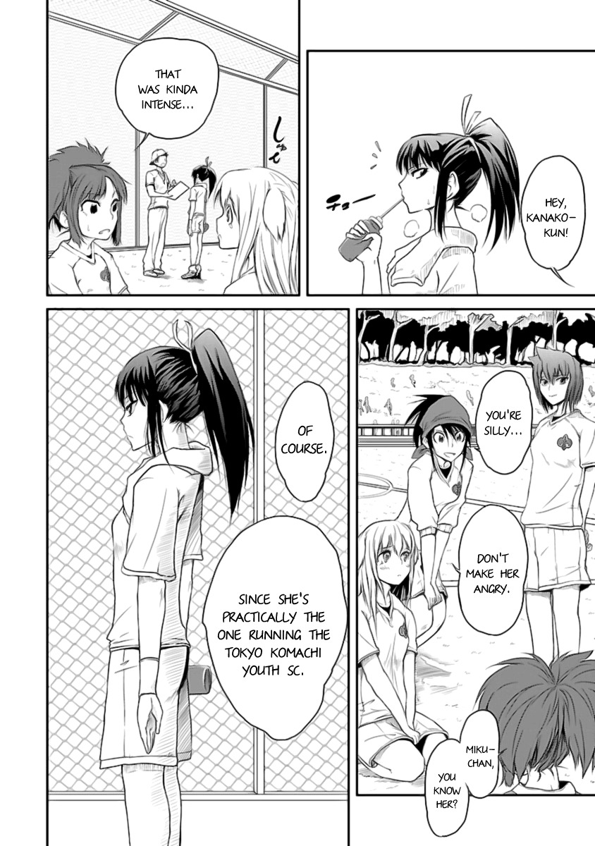 Kettama! - Shuukyuu Raiotto Girls Chapter 4 page 7 - Chapter 4: Kick Off