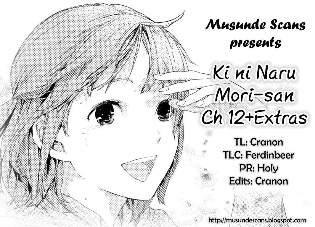 Ki ni Naru Mori-san Chapter 12 page 1 - Chapter 12