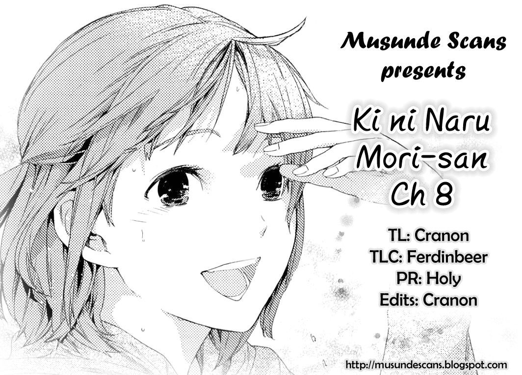 Ki ni Naru Mori-san Chapter 8 page 1 - Chapter 8