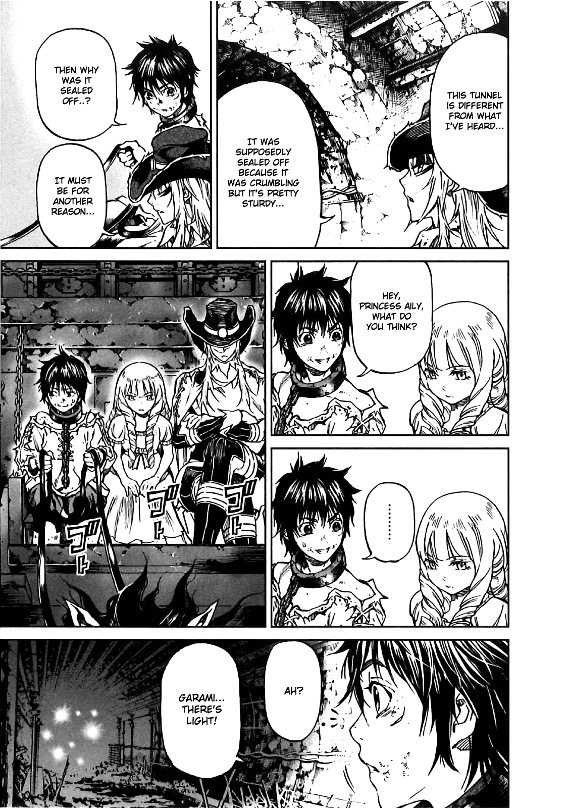 Kiba no Tabishounin - The Arms Peddler Chapter 13 page 4 - Chapter 13: Deep Underground 1