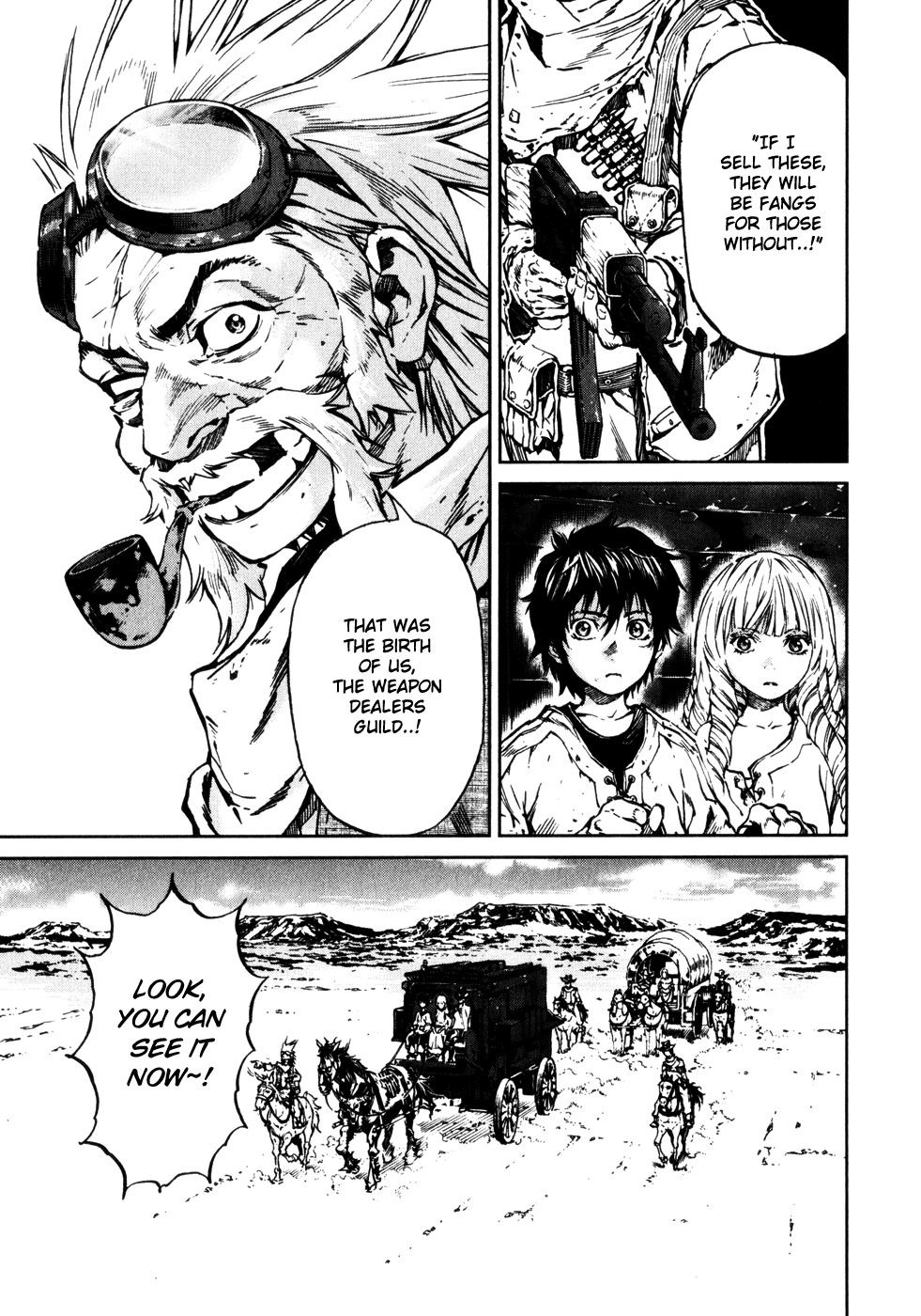 Kiba no Tabishounin - The Arms Peddler Chapter 15 page 7 - Chapter 15: Illusionary Corridor 1