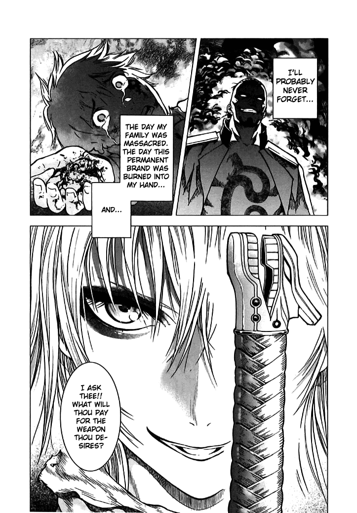 Kiba no Tabishounin - The Arms Peddler Chapter 2 page 1 - Chapter 2: The Water God's Village