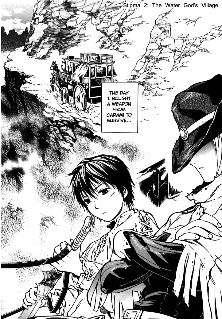 Kiba no Tabishounin - The Arms Peddler Chapter 2 page 2 - Chapter 2: The Water God's Village