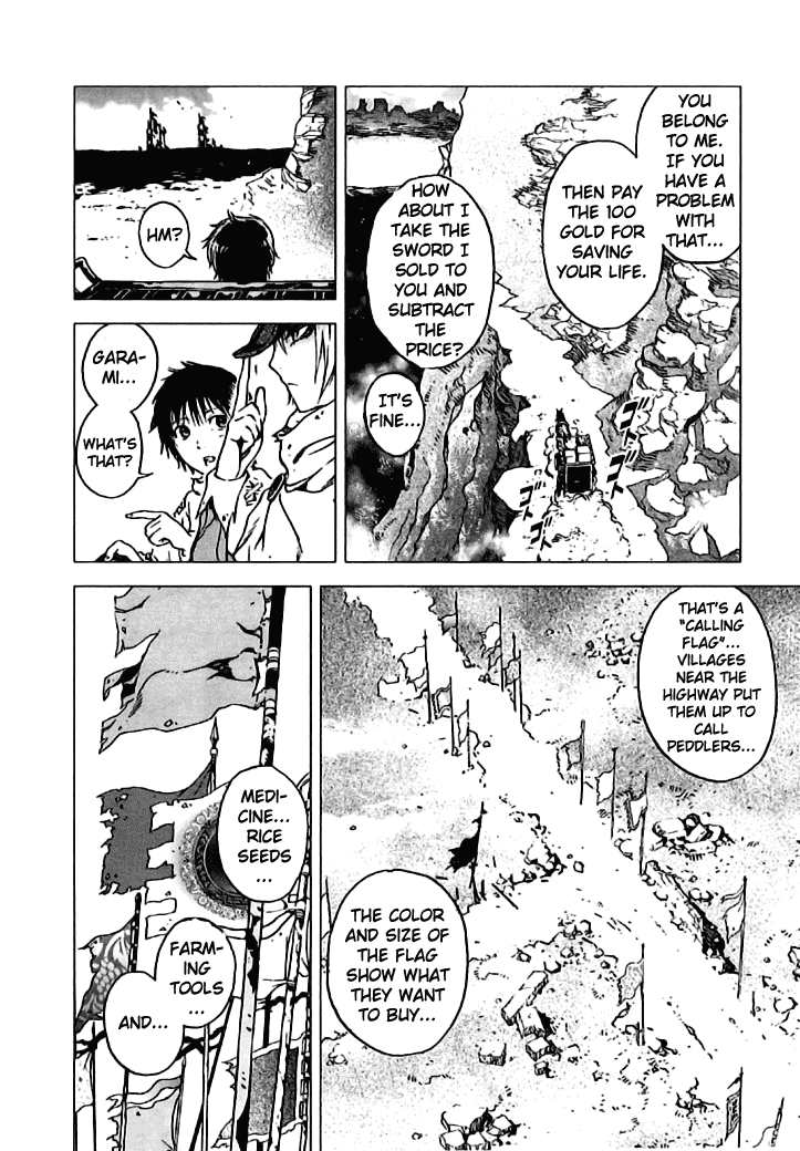 Kiba no Tabishounin - The Arms Peddler Chapter 2 page 4 - Chapter 2: The Water God's Village