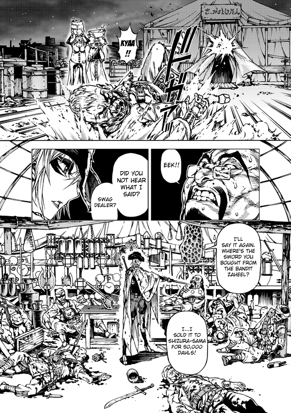 Kiba no Tabishounin - The Arms Peddler Chapter 22.5 page 5 - Chapter 22.5: Special - Night of Swords