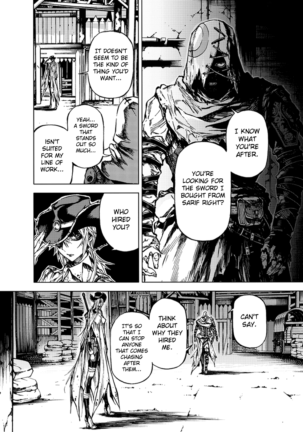 Kiba no Tabishounin - The Arms Peddler Chapter 22.5 page 9 - Chapter 22.5: Special - Night of Swords