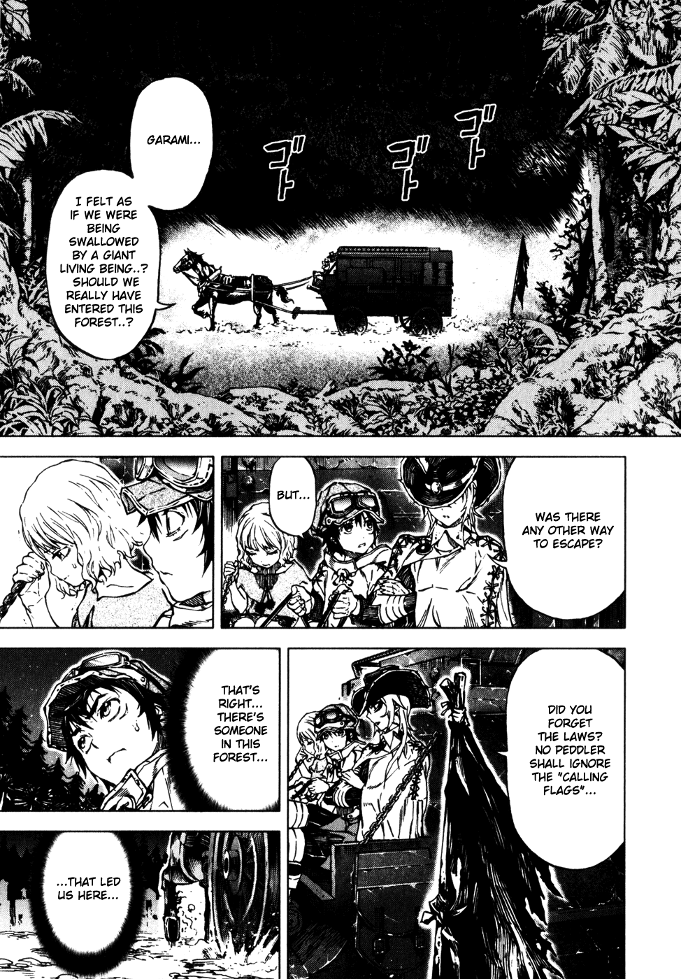 Kiba no Tabishounin - The Arms Peddler Chapter 22 page 5 - Chapter 22: Black Forest 2