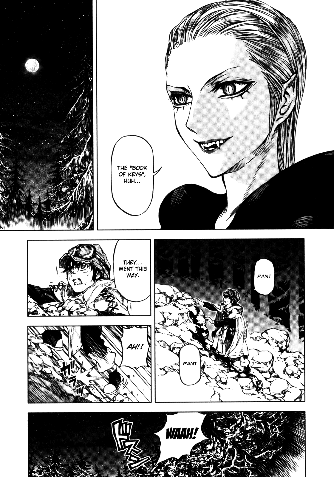Kiba no Tabishounin - The Arms Peddler Chapter 28 page 13 - Chapter 28: The Mansion of Eternal Night 4