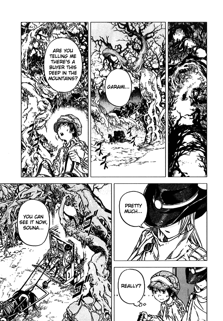 Kiba no Tabishounin - The Arms Peddler Chapter 3 page 1 - Chapter 3: At the Abandoned Fortress