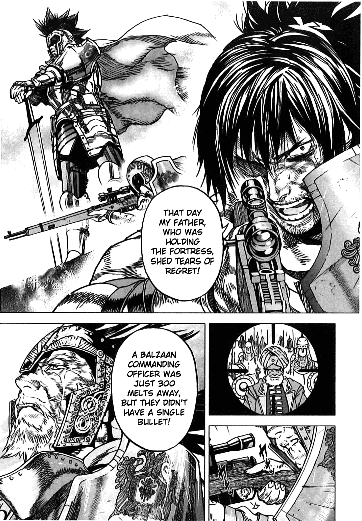 Kiba no Tabishounin - The Arms Peddler Chapter 3 page 13 - Chapter 3: At the Abandoned Fortress