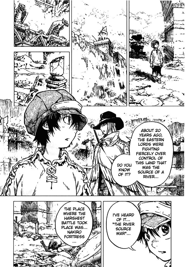 Kiba no Tabishounin - The Arms Peddler Chapter 3 page 4 - Chapter 3: At the Abandoned Fortress