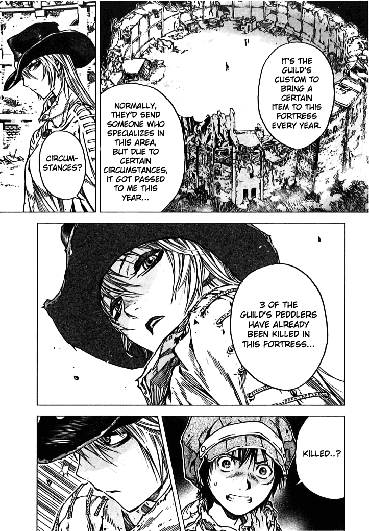 Kiba no Tabishounin - The Arms Peddler Chapter 3 page 7 - Chapter 3: At the Abandoned Fortress