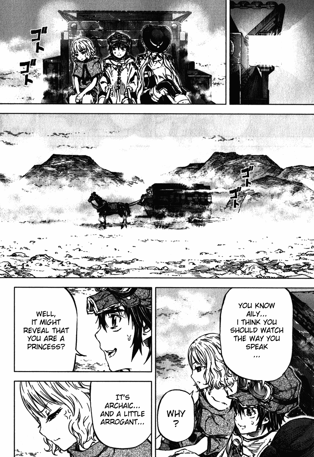 Kiba no Tabishounin - The Arms Peddler Chapter 37 page 10 - Chapter 37: Highway of the Departed 1