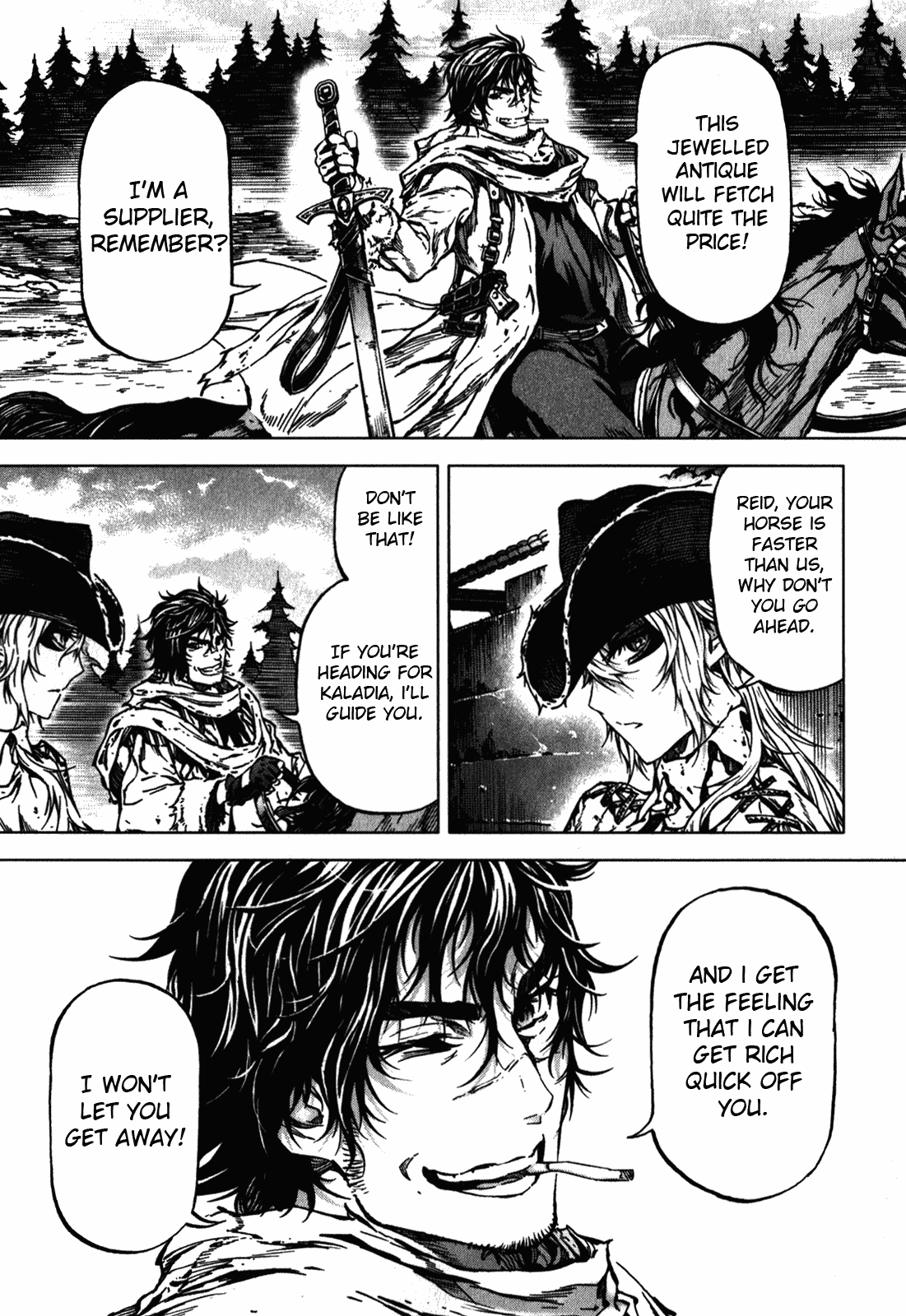 Kiba no Tabishounin - The Arms Peddler Chapter 39 page 19 - Chapter 39: Highway of the Departed 3