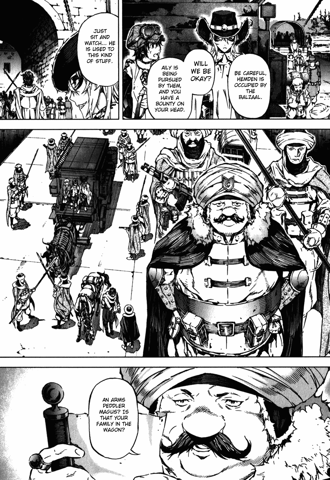 Kiba no Tabishounin - The Arms Peddler Chapter 40 page 4 - Chapter 40: Death's Precipice