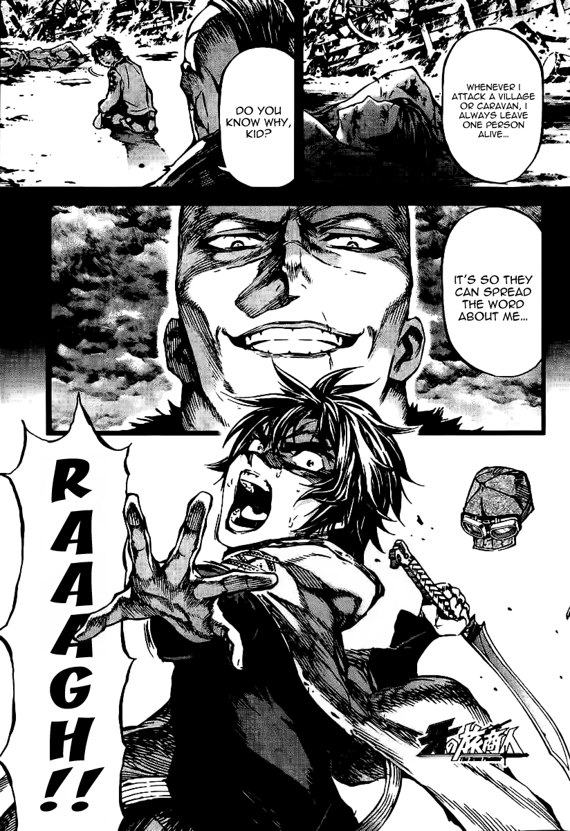 Kiba no Tabishounin - The Arms Peddler Chapter 41 page 4 - Chapter 41: Death's Precipice 2