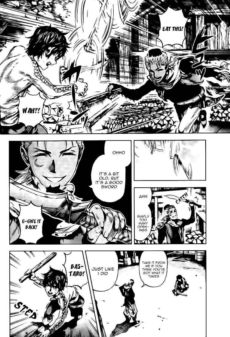 Kiba no Tabishounin - The Arms Peddler Chapter 43 page 4 - Chapter 43: Death's Precipice 4