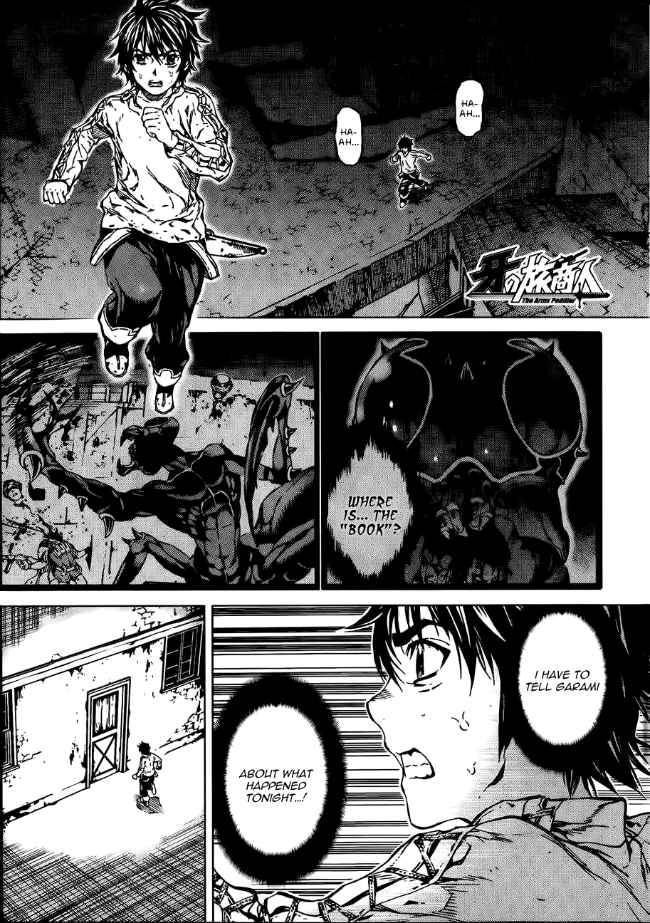 Kiba no Tabishounin - The Arms Peddler Chapter 45 page 1 - Chapter 45: Death's Precipice 6