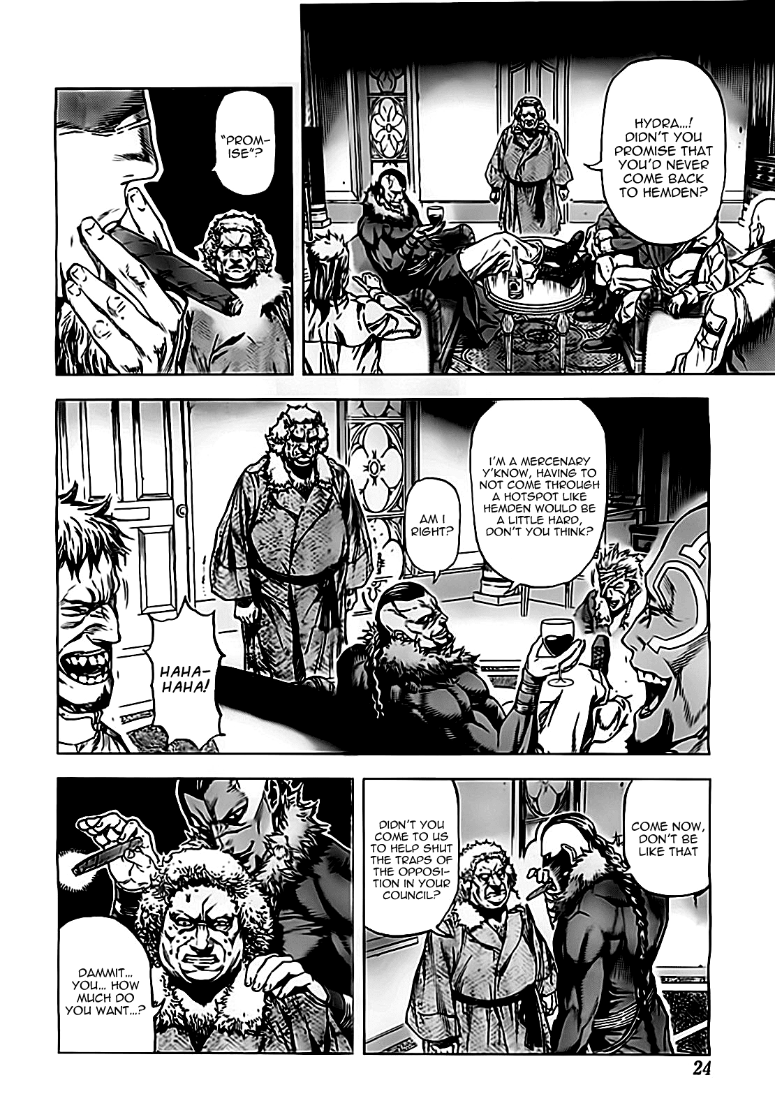 Kiba no Tabishounin - The Arms Peddler Chapter 50 page 4 - Chapter 50: Behind the Door 1