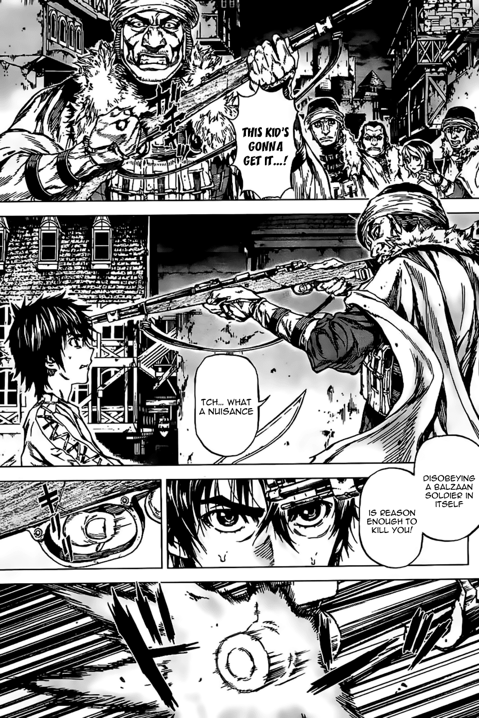 Kiba no Tabishounin - The Arms Peddler Chapter 51 page 4 - Chapter 51: Behind the Door 2