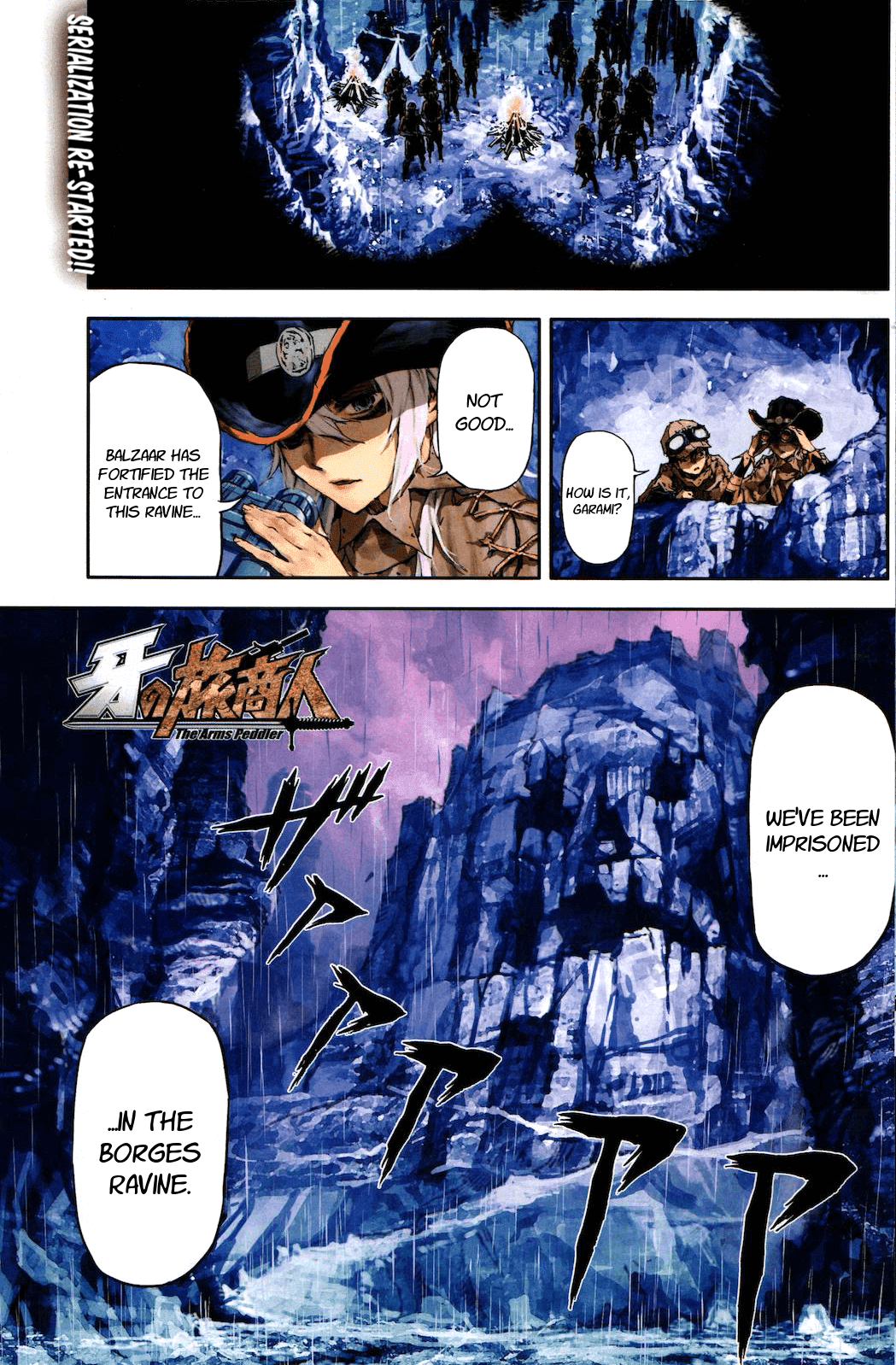 Kiba no Tabishounin - The Arms Peddler Chapter 57 page 1 - Chapter 57: The forbidden Ravine 1