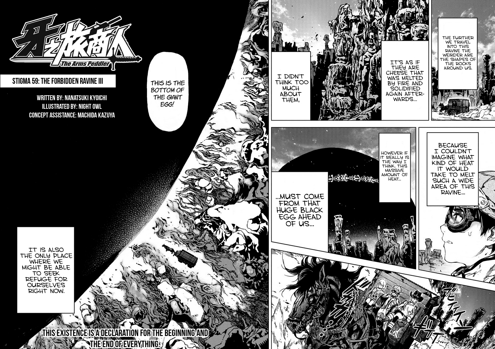 Kiba no Tabishounin - The Arms Peddler Chapter 59 page 2 - Chapter 59: The forbidden Ravine 3