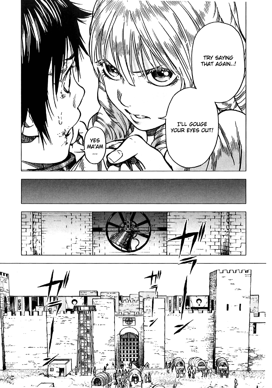 Kiba no Tabishounin - The Arms Peddler Chapter 8 page 18 - Chapter 8: Yuga's Castle 1