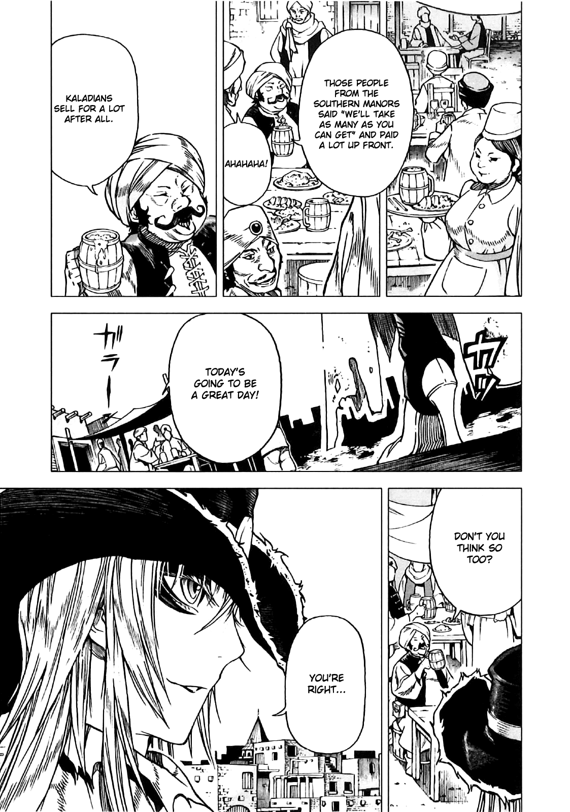 Kiba no Tabishounin - The Arms Peddler Chapter 8 page 28 - Chapter 8: Yuga's Castle 1