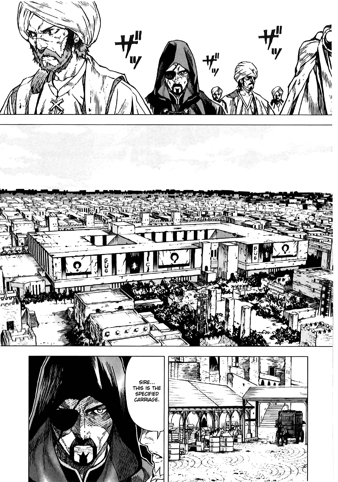 Kiba no Tabishounin - The Arms Peddler Chapter 9 page 1 - Chapter 9: Yuga's Castle 2